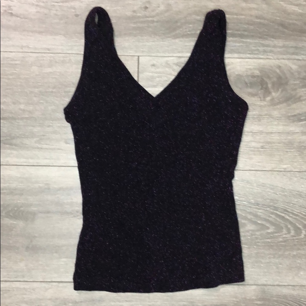 Formula X Purple/Black Sparkly Party Tank